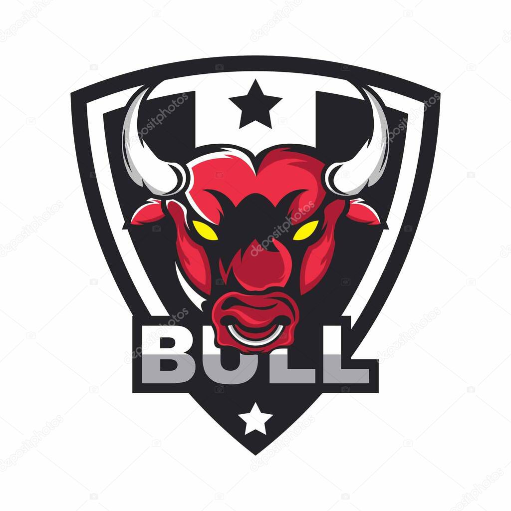 Bull logo template for business
