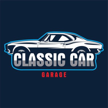 İş için klasik araba logo şablonu