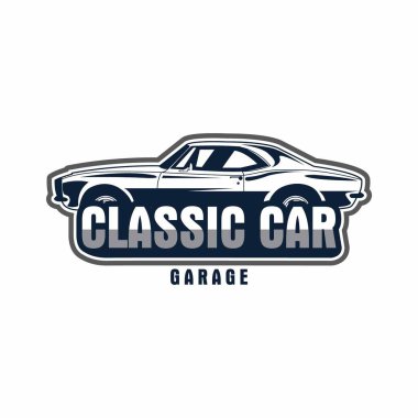 İş için klasik araba logo şablonu