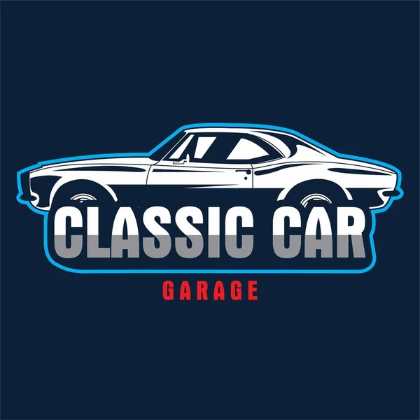 İş için klasik araba logo şablonu