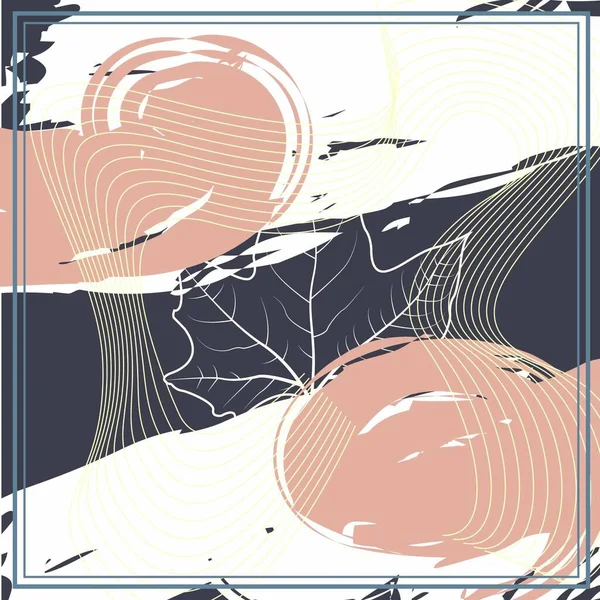 Hi Dib ve Battaniye için soyut atkı desenli tasarım. Merhaba, sıçrama fırçası mürekkebi ve yazdırma için yapraklı eşarp..