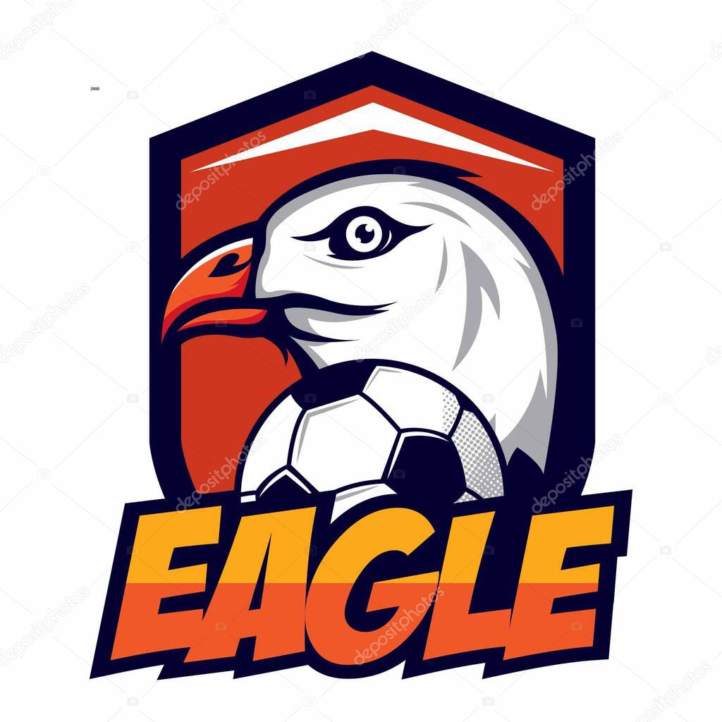 Vector illustration of bald eagle head