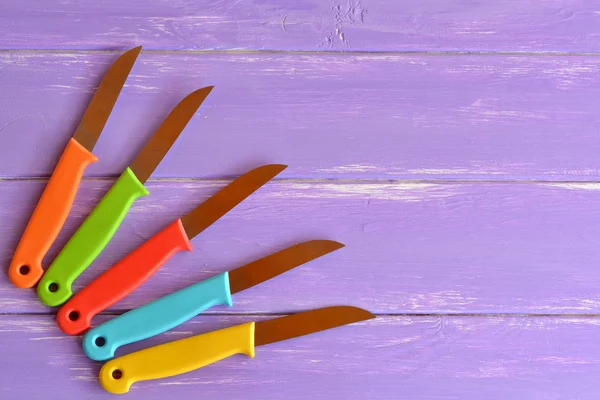Conjunto de faca de cozinha — Fotografia de Stock