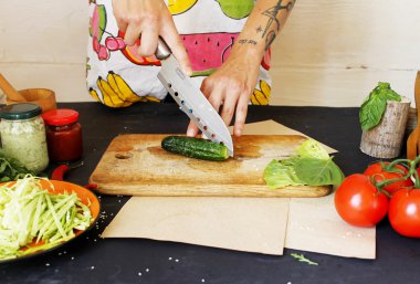 Pişirme vejetaryen falafel dostum