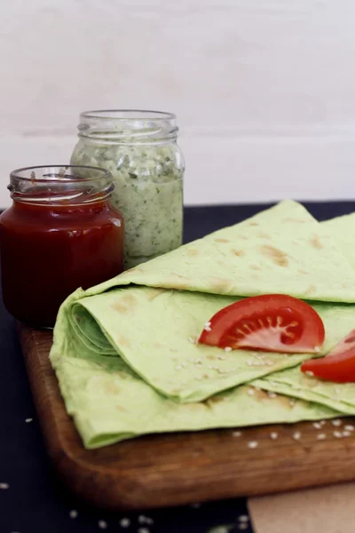 Zutaten für vegetarische Falafel — Stockfoto