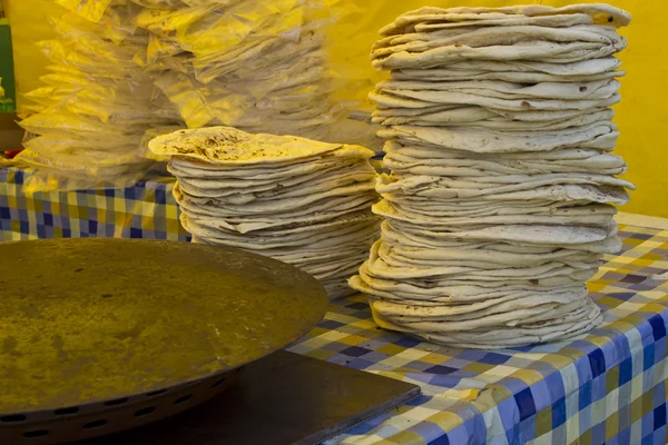 Pittabrot auf einem Jahrmarkt — Stockfoto