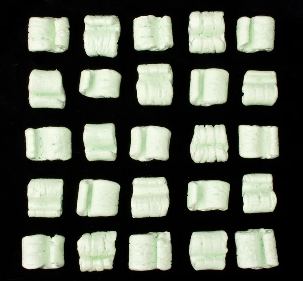 Green Packing Peanut Foam In Square