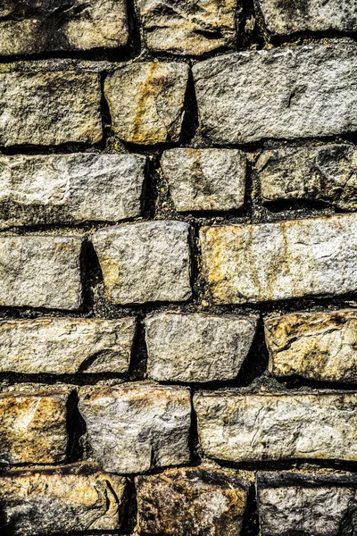 Verweerde Zware Oude Bakstenen Muur Achtergrond — Stockfoto