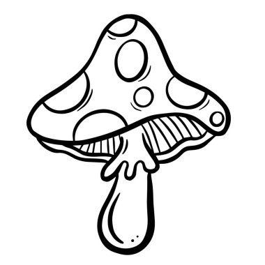 Eğlenceli Mantar Mantar Mantarı Karakteri Vektör ResimleriName