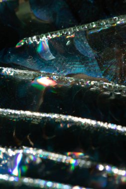 Soyut Sanal Arkaplan yapmak için Kırık Bir CD Parçalanmış