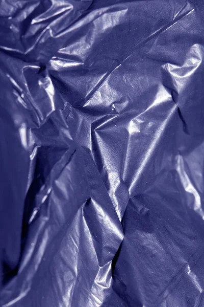 Eine Nahaufnahme Einer Aufgeschraubten Mülltüte Aus Plastik — Stockfoto