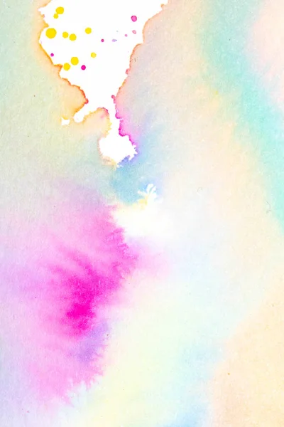 ホワイトペーパーの優しいパステルカラーの水彩画の背景 — ストック写真