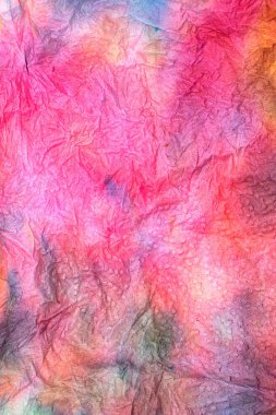 Canlı, soyut bir suluboya ve mermer gibi akrilik boya.