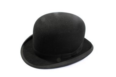 Beyaz Arkaplanda Siyah Şapka