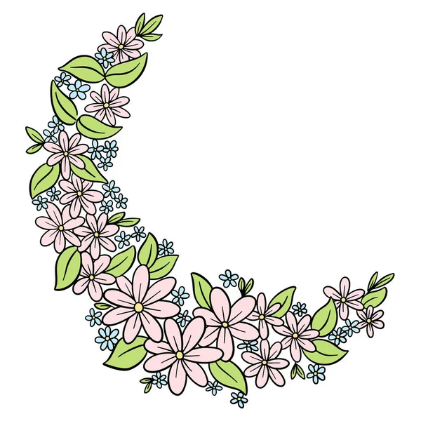 Estilo Tatuaje Flores Arte Línea Vectorial Para San Valentín — Archivo Imágenes Vectoriales