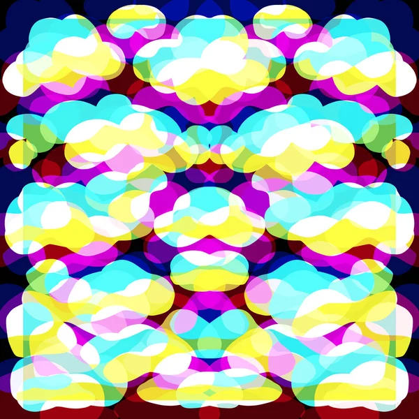 Odd Geometric Cloud Background — Stock Photo, Image