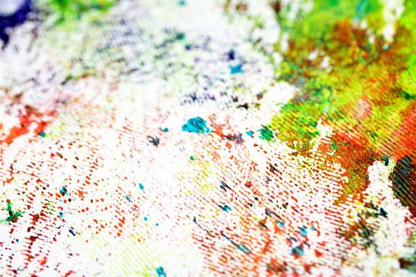 Vibrant Painted Splatters and Abstract Watercolour Textured Background