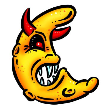 Cadılar Bayramı Şeytan Ayı Çizgi Filmi Karakteri 