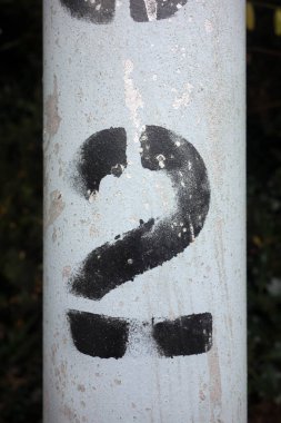 Sıkıntılı Tipografide Yazılı Sözcük Bulma Numarası