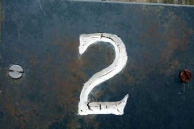 Sıkıntılı Tipografide Yazılı Sözcük Bulma Numarası