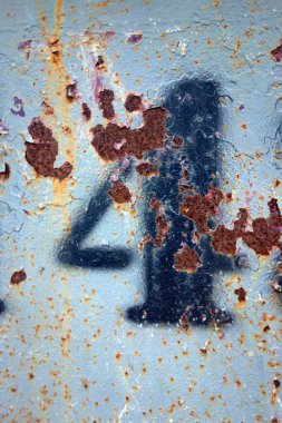 Sıkıntılı Tipografide Yazılı Sözcük Bulma Numarası