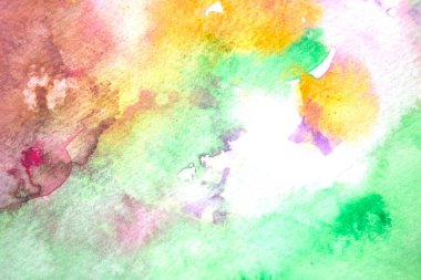 Acrylic Boya Sıçrama ve Çizgiler Beyaz Çizgi üzerinde