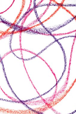 Girdaplı renkli pastel boya çocuk yaratıcı soyut arka plan çizgileri gibi