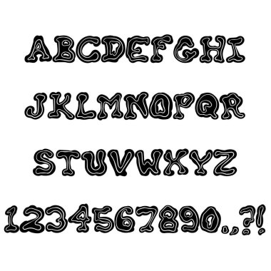 Yumuşak Eritme Yazı Tipi ABC Yazıtipi 