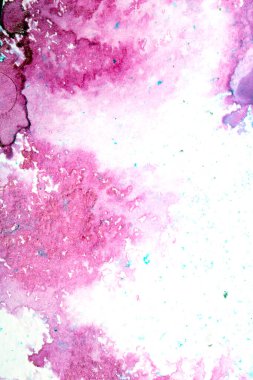 Girdap ve Su Sıçratma Arkaplanı ile Suluboya Canlı Boya Patlaması