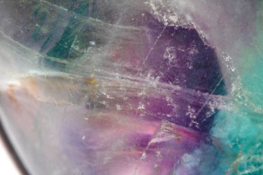 Kristal parçalarını kapatın. Kuvars 'ı iyileştiren jeolojik doğal iyileştirme taşı.