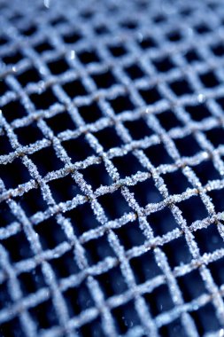 Soyut Donmuş Buz Arkaplanı Mavi Doğal Buz