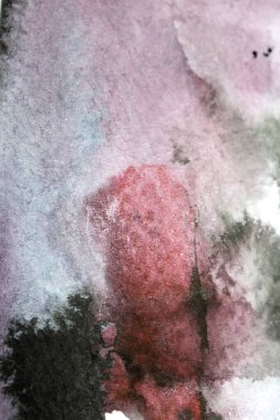 Acrylic Siyah ve Kırmızı Mürekkep Boya Sıçratır ve lekeler Beyaz Arkaplan için