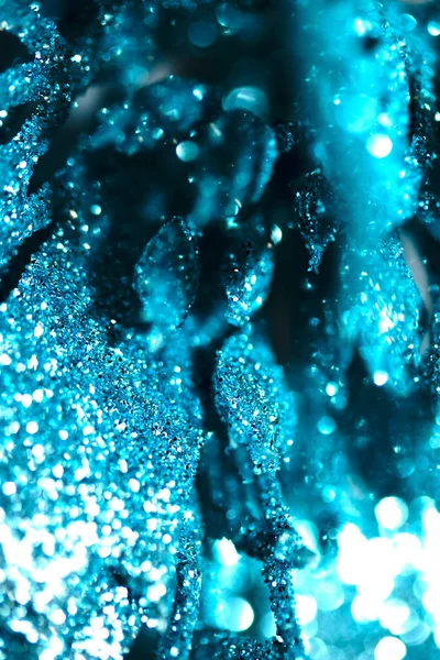 Bokeh mavisi parıltı soyut arkaplan