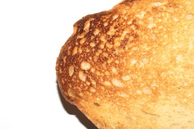 Ekmek Dilimlenmiş Ekmek Diliminin Yakın Çekimi Dokusunu Gösteriyor