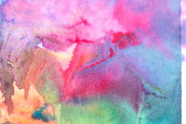 Renk suluboya renginin canlı yansıması arkaplanı boyar