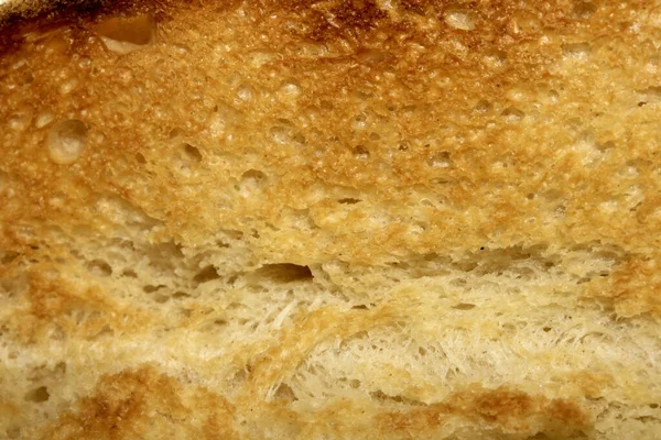 Tost ekmeği dokusunu kapat. Altın tost.
