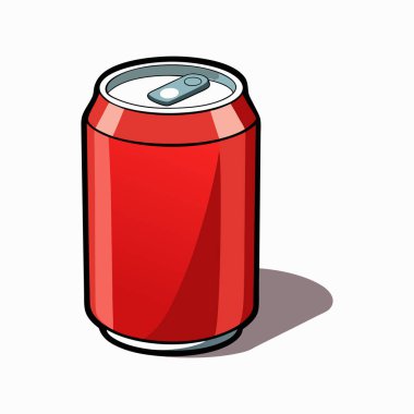 Kırmızı kutu gazoz, içecek, içecek ve meşrubat, EPS.