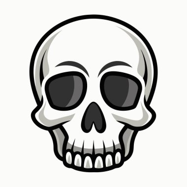 Gerçekçi İnsan Kafatası Tasarımı Çizimi