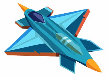 Jet Uçak Vektör İllüstrasyonu: 124; Beyaz Arkaplanda EPS