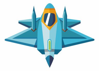 Jet Uçak Vektör İllüstrasyonu: 124; Beyaz Arkaplanda EPS