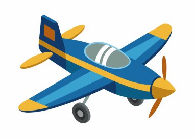 Beyaz Arkaplanda Uçak Tasarımı