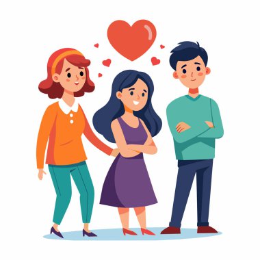 Bir grup farklı çizgi film karakteri arkadaşlığı, aşkı ve sosyal ilişkileri temsil ediyor.