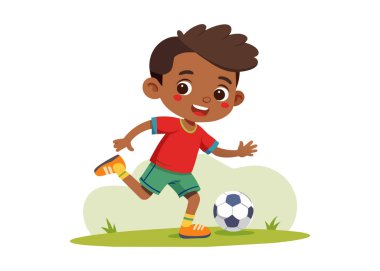 küçük çocuk futbol oynamak