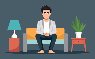 Ev Rahatlığı: Kanepe Sanatındaki Adam