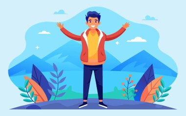 Mutlu Adam Tasavvur Vektörü: 124Beyaz Arkaplanda Gülümseyen Erkek Resimleri