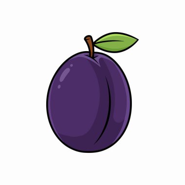 Sağlıklı yiyecekler ve ürün tasarımı için organik meyve ikonu