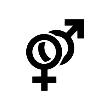 Mars ve Venüs astrolojik işaretleri erkek ve kadın ilişkileri ikonunu temsil ediyor.