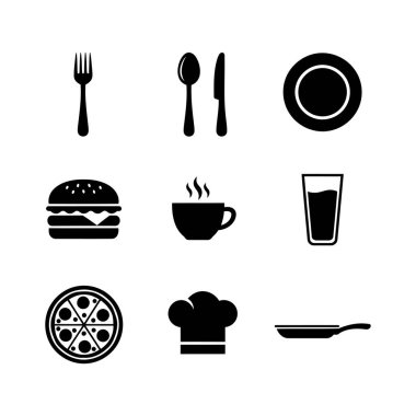 vektör yiyecek Icon set