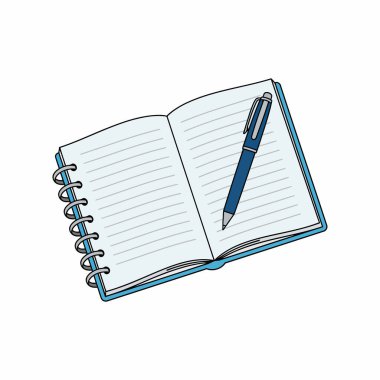 dizüstü bilgisayar ve kalem ikonu vektör tasarımı