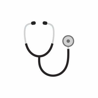 tıbbi stetoskop vektör çizim şablonu